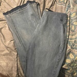 Stylish Blue Flare Women's Jeans